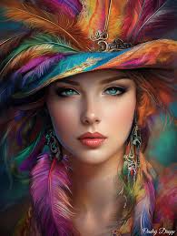 By Gustav Klimt AI Full color