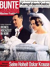 Royaltyandpomp Bunte June 1964 Cover Of The Wedding Of Prince Carlos Hugo Of Bourbon Parma And P Koninklijke Huwelijken Prinses Margriet Koninklijke Familie