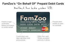 Prepaid cards function similarly to debit and credit cards with a few key differences. Famzoo S On Behalf Of Prepaid Debit Cards Are Perfect For Kids Under 13 Money Management Management Skills Kids Money Management
