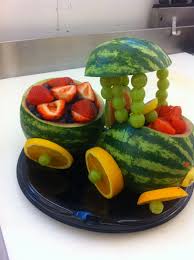 A watermelon (citrullus lanatus) is a plant originally domesticated in africa. Entrees And More Art Gallery Food Carving Fruit And Vegetable Carving Fruit Carving