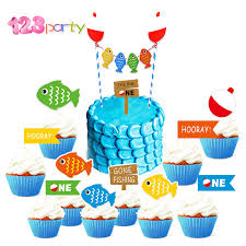 Discover our ocean party theme today and take your party guests on an underwater adventure with our selection of napkins, cups, plates milestone birthdays birthday decorations kid's teens birthday party themes all birthday personalised banners birthday balloons party candles party bags party. Ocean Theme Party Fish Banner Cake Topper Children Happy Birthday Party Decoration Baby Shower Supplies Balloons 1st Birthday Party Diy Decorations Aliexpress