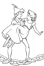 Peter Pan Hold Wendy Darling Coloring Pages For Kids Etd Printable Peter Pan Coloring Disney Coloring Pages Cartoon Coloring Pages Peter Pan Coloring Pages