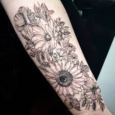 Check spelling or type a new query. Flowers Sunflower Tattoo On Arm Forearm Id 514