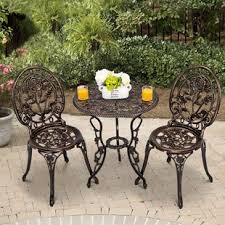 Find wrought iron kitchen sets. Cast Iron Patio Furniture Sets Wayfair