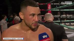 Simpson was delighted after delivering a brutal knockout in the third round  against Celso Neves in March