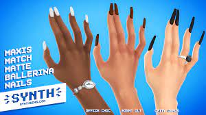 Mar 14, 2020 · while nails might not seem like an essential part of a sim's kit, they can completely change the way a sim looks. Synth Maxis Match Matte Ballerina Nails Custom