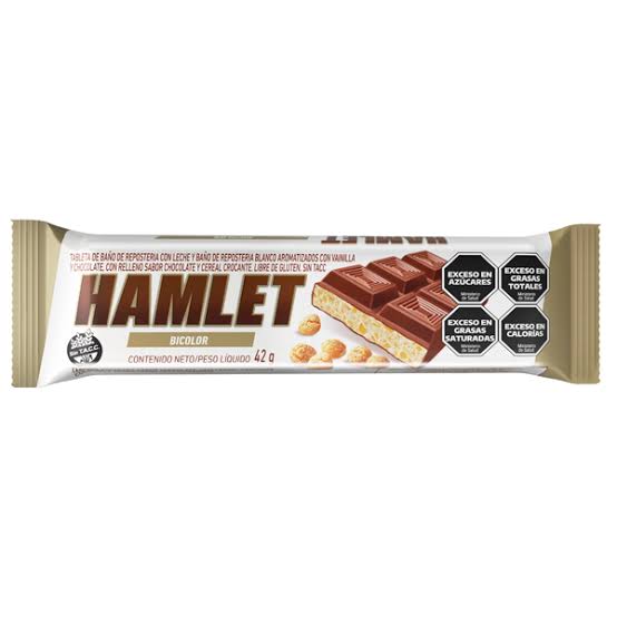 Chocolate Hamlet Bicolor por 42 gramos