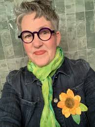 Ukrainian Sunflower Pin