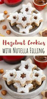 Deutsch Nougat Taler Nougat Sterne Feine Nougat Platzchen Fur Weihnachten Recipe Cookies Recipes Christmas Hazelnut Cookies German Christmas Cookies