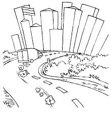After reading, share the items the mouse wanted in the. A Van Running Fast At City Road Coloring Page Coloring Sun