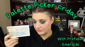 Palette Picker Friday With Profusion Emeralds #grwm #wheelseries  #palettepickerfriday