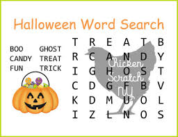 Make your own word search puzzle! Halloween Word Search