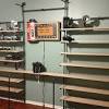 Installing shelf support and legs. 1