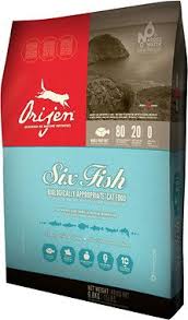 Orijen 6 Fish Cat Grain Free Formula Dry Cat Kitten Food