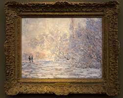 Monet, Raureif in Giverny | Reise-Schreibmaschine