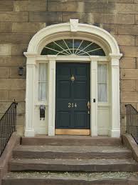 Types Of Front Door Design This design is a indian house front side elevation which is good in appearance and also a good classic designs of architectural design on it. types of front door design