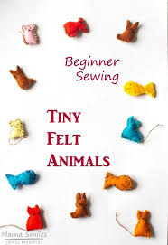 Quick And Easy Sewing Kids Love 3 Tiny Felt Animals Sewing For Kids Sewing Projects For Beginners Beginner Sewing Projects Easy