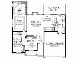Ranch Style House Plan 3 Beds 2 Baths 1495 Sq Ft Plan 70 678 House Plans Family House Plans Floor Plans