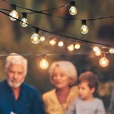 Shop 7 65m String Lights Outdoor Led Lights Hanging Lights For Garden Pergola Decks Cafe Market 25 Lights Overstock 29123746