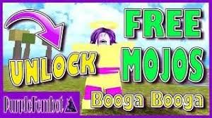 Gamepasses are also forms of getting higher levels quicker or just unlocking something of a higher rank within the game. Booga Booga Unlock Free Mojo Glitch Roblox Roblox Funny Roblox Codes