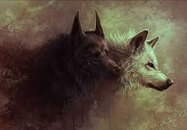 Check spelling or type a new query. Painting Of Two Black And White Fox Wallpaper Wolf Digital Art Fantasy Art Wallpaper For You Hd Wallpaper For Desktop Mobile