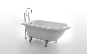 The advantage to a straight bath is this can be fitted against a wall, in a recess or in a corner. Freestanding Baths For Small Bathrooms Soakology Guides