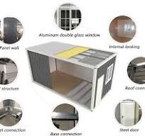 Modular Detachable Container House 20ft Portable Office