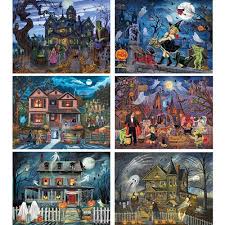 Bits And Pieces Jigsaw Puzzles 1000 Pieces Goblins Goodies Ghouls Witch S And Haunted Houses We Thought You Might Like This Col Halloween Jigsaw Puzzles Larger Piece Jigsaw Puzzles Halloween Puzzles