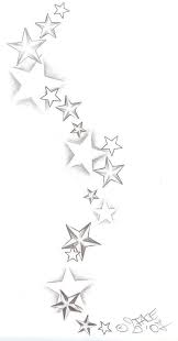 This What You Should Do Random Star Designs With Swirls Color And Line Work Added Star Tattoos Tattoos Star Tattoo Designs
