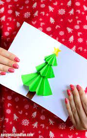Give her this pop up flower card to show her how much she means in your life. Christmas Tree Pop Up Card Easy Peasy And Fun