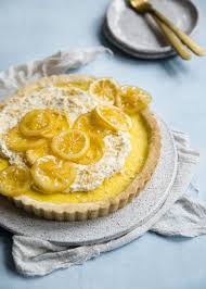 Lemon Coconut Tart Broma Bakery Recipe Coconut Tart Coconut Tart Recipe Candied Lemons