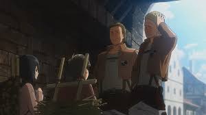 Control your favorite characters, eren, levi and mikasa in their mission to exterminate all the titans. Attack On Titan Part 1 Guren No Yumiya Attack On Titan Wiki Fandom