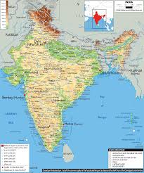 Find locations numbering around 22,000 in kerala and also the distance, before you set out on a journey by road in kerala. Physical Map Of India Ezilon Maps