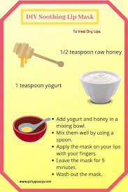 Diy Soothing Lip Mask Lip Mask Dry Lips Remedy Dry Lips