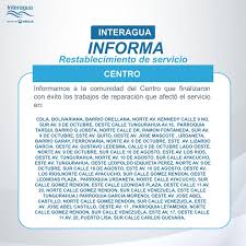 Restablecimiento del servicio a los usuarios del Centro