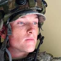 U.S. Army Pfc. Dennis Marmie, a healthcare specialist