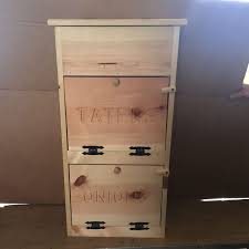 This is a counter top veggie bin! Country Decor Unfinished Pine Carved Vegetable Bin Country Barn Gifts
