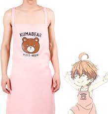 Amazon.com: Pink Satoshi Isshiki Bear Printed Cosplay Apron Anime Food Wars  Shokugeki no Soma Aprons Cosplay Costume, Pinkbear : Clothing, Shoes &  Jewelry