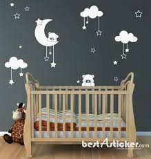 Ayicik Bulutlar Ve Yildizlar Duvar Sticker Fiyat 64 Tl Bebek Ve Cocuk Odasi Duvar Stickerlari Baby Boy Rooms Baby Joey Ve Baby