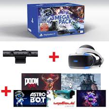 Sony Playstation Vr Mega Bundle With 5 Virtual Reality Games Psvr Headset Camera Sony In 2020 Sony Playstation Vr Playstation Vr Virtual Reality Games