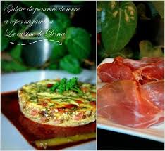 Galettes De Pommes De Terre Aux Cepes Et Jambon De Bayonne La Cuisine De Doria Galette Pomme De Terre Jambon De Bayonne Pomme