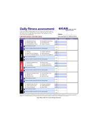 Exercise Chart 4 Free Templates In Pdf Word Excel Download