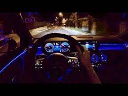 Mercedes A Class 2018 Crazy Ambient Lighting Pov Night Drive In The City Youtube