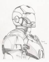 Iron Man Sketch By Tyndallsquest Deviantart Com On Deviantart Zeichnungen Marvel Zeichnungen Cartoon Zeichnen