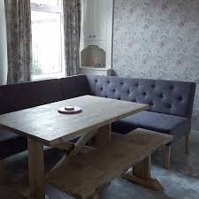 Corner unit is reversible.hidden storage compartments.including one dining table and one backless bench, a corner bench complete with hidden storage under the upholstered seats, it offers space to seat three for casual morning meals and family dinners alike.this breakfast nook set has been built to be durable and long lasting. Medina Newsham Rhf Corner Dining Set Barker Stonehouse Corner Dining Set Dining Room Bench Dining Room Small