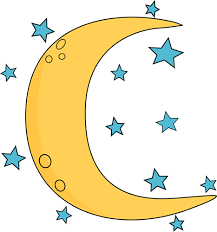 Crescent Moon And Stars Clip Art Crescent Moon And Stars Image Star Illustration Clip Art Star Images