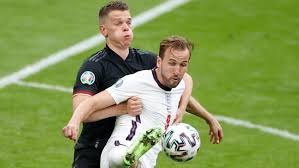 The england team train at st george's park in preparation for their meeting against germany in the last 16 of euro 2020 on tuesday. Pw8kcbbe93wim