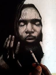 The picture vs the drawing. Rate my work #ruthart