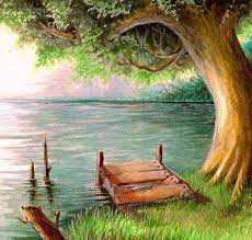 Discover the wonders of the likee. Lukisan Pemandangan Di Tepi Tasik Cikimm Com