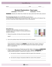 If the volume occupied by the gas molecules shown below were doubled, what would happen to the pressure they exert? Explore Learning Gas Laws